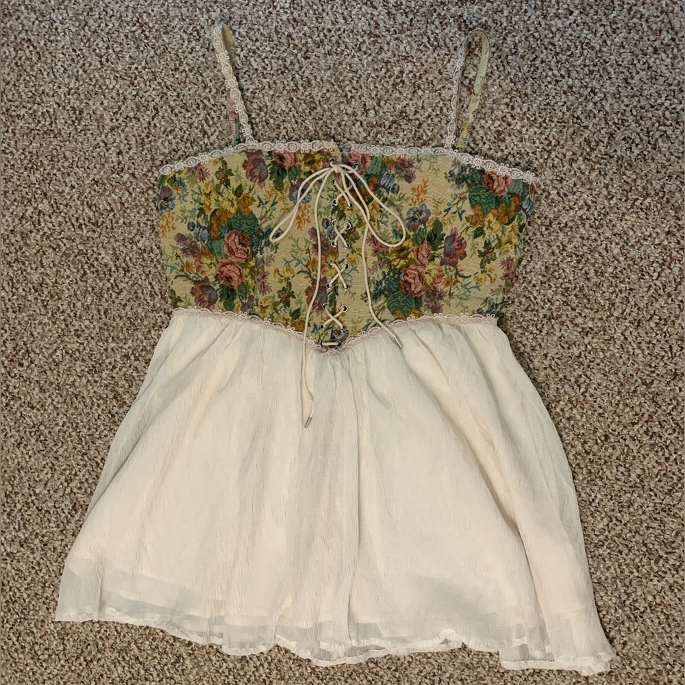 Cider corset mini dress